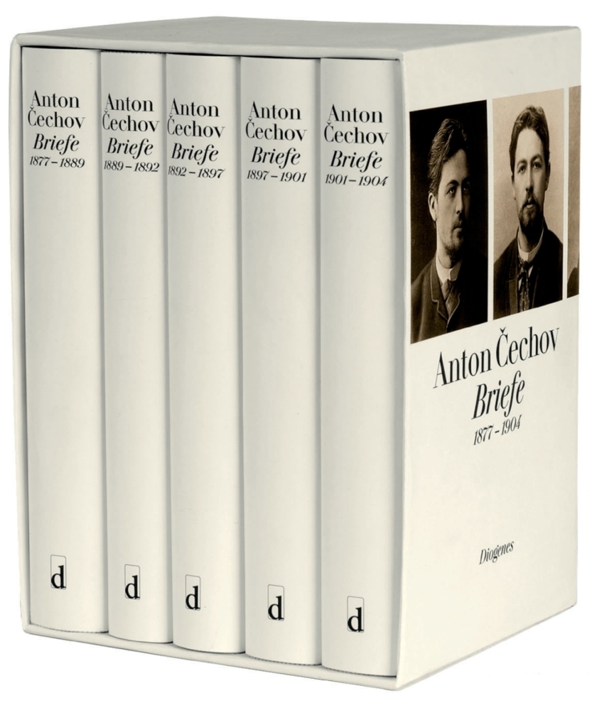 Cover: 9783257061901 | Briefe 1877-1904 in 5 Bänden in Kassette, 5 Teile | Tschechow | 1998