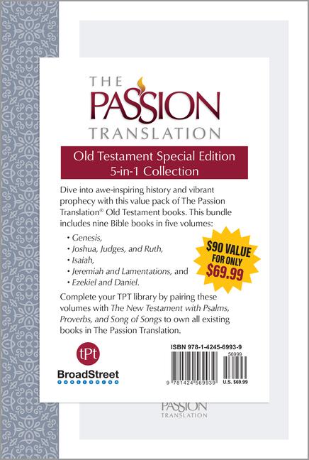 Cover: 9781424569939 | The Passion Translation Old Testament Special Edition | Brian Simmons