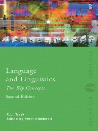 Cover: 9780415413596 | Language and Linguistics: The Key Concepts | R. L. Trask | Taschenbuch