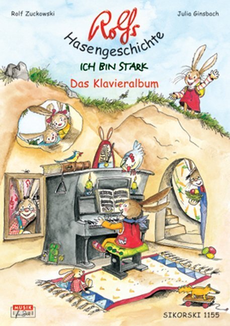 Cover: 9783935196536 | Rolfs Hasengeschichte, Das Klavieralbum | Ich bin stark | Heinz Ehme