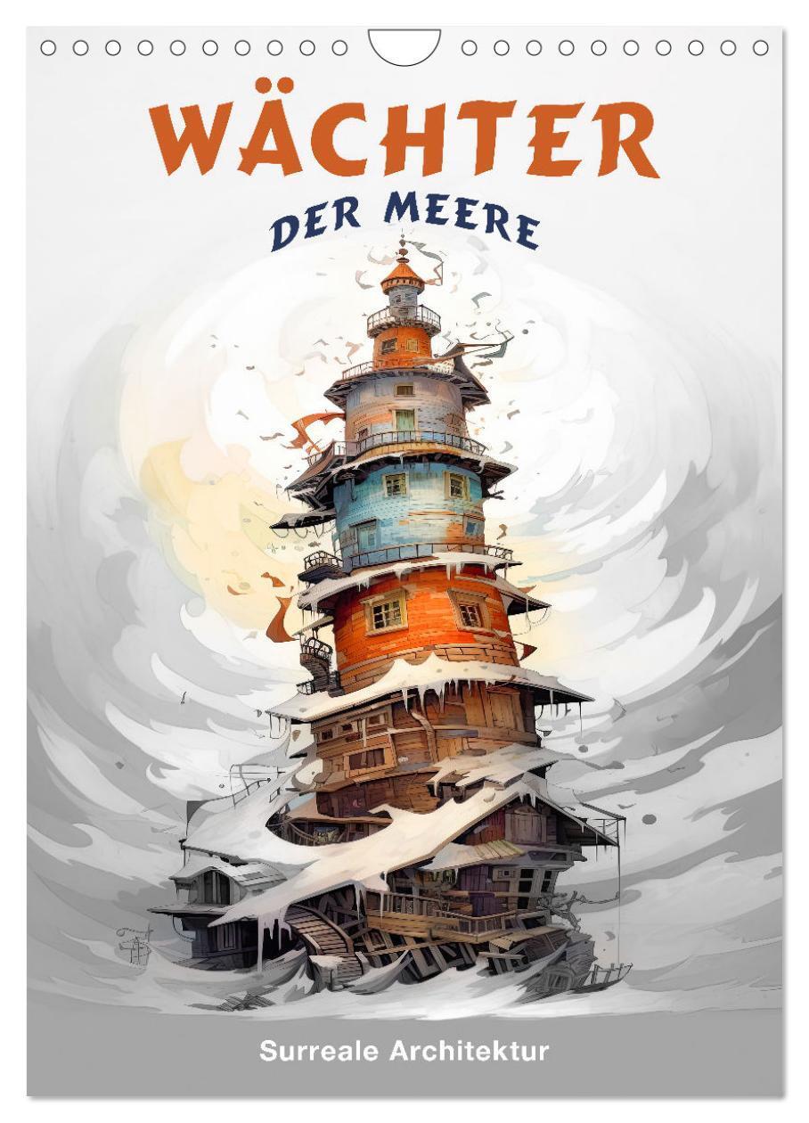 Cover: 9783435865260 | Wächter der Meere - Surreale Architektur (Wandkalender 2025 DIN A4...