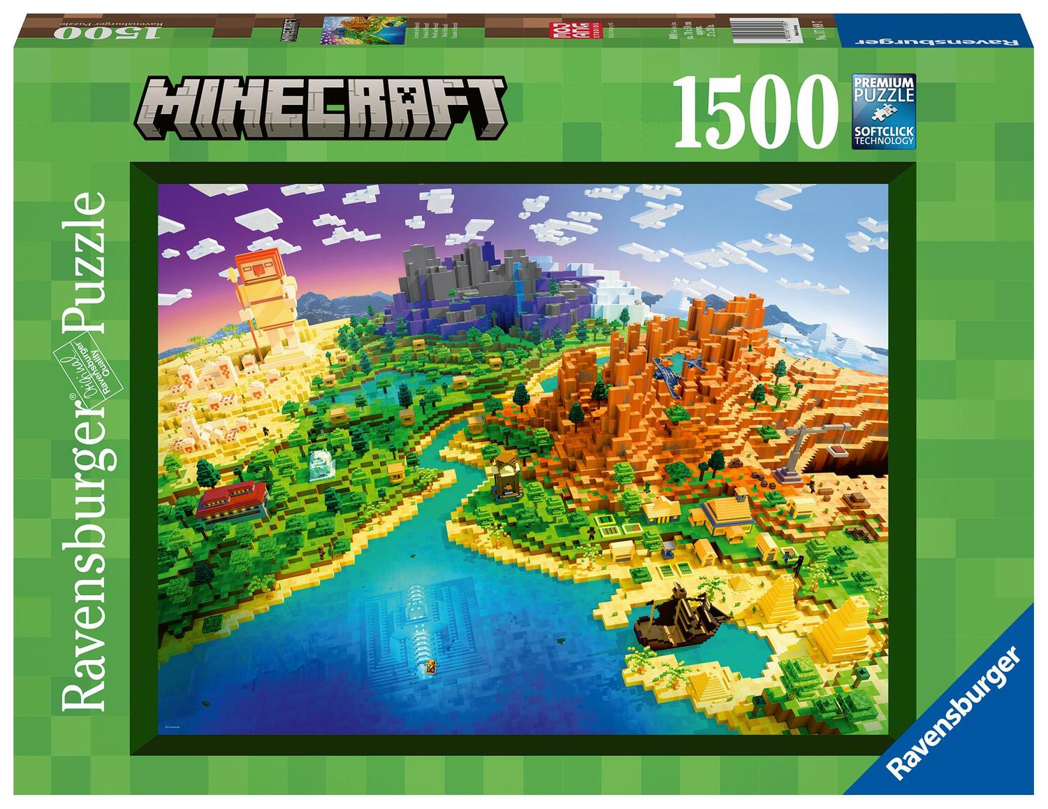 Cover: 4005556171897 | Ravensburger Puzzle 17189 - World of Minecraft - 1500 Teile...