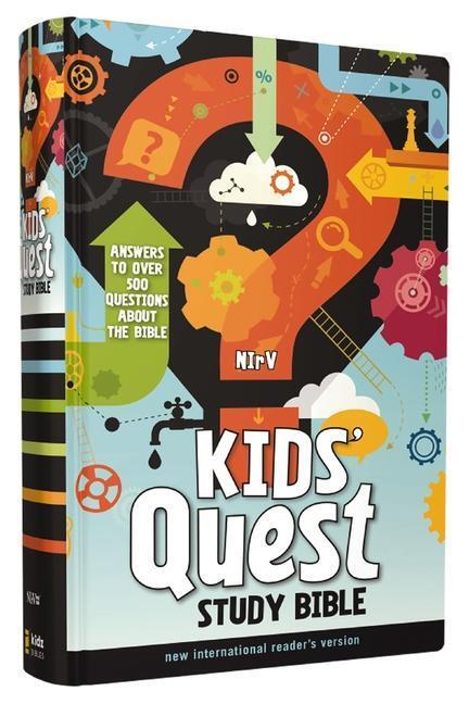 Cover: 9780310744856 | Kids' Quest Study Bible-NIRV: Answers to Over 500 Questions about...