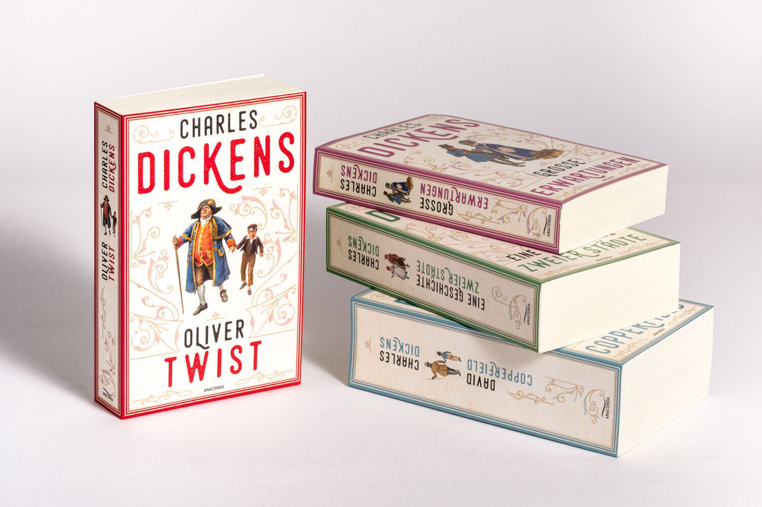 Bild: 9783730611791 | Dickens, Charles: Die großen Romane (4 Bände im Schuber: Oliver...
