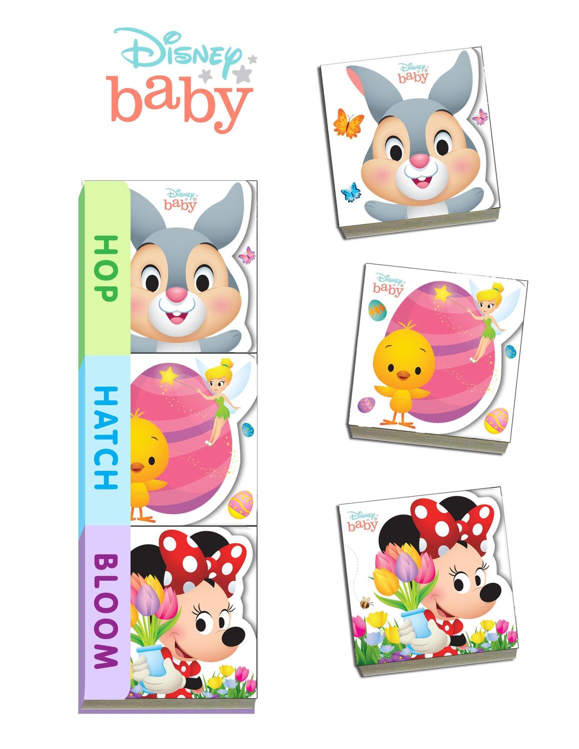 Cover: 9781368065122 | Disney Baby: Hop, Hatch, Bloom | Disney Books | Buch | Papp-Bilderbuch