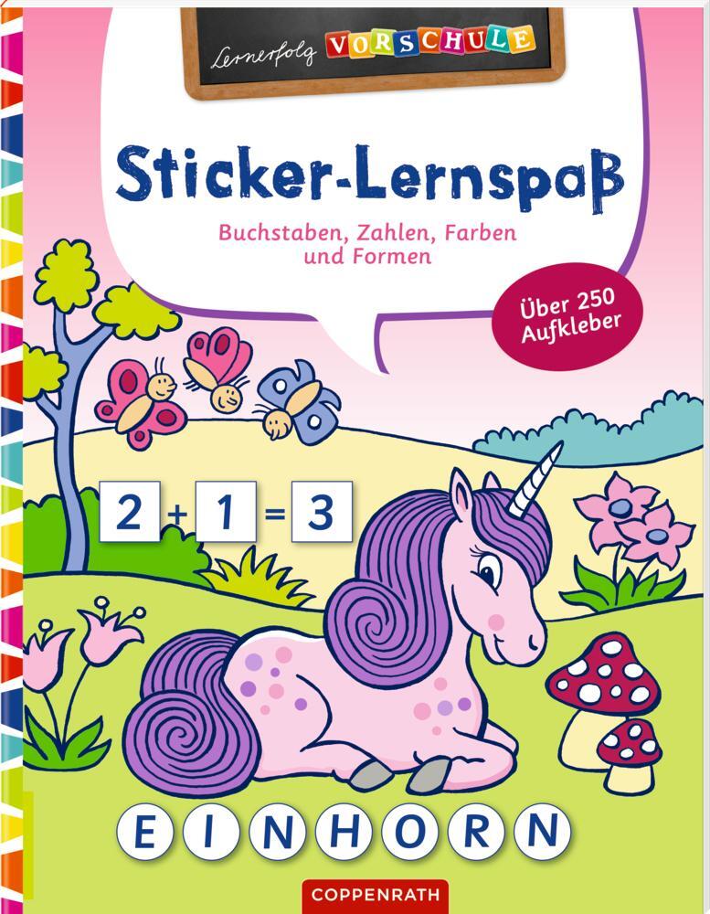 Cover: 9783649640592 | Sticker-Lernspaß (Feen &amp; Einhörner) | Taschenbuch | 28 S. | Deutsch