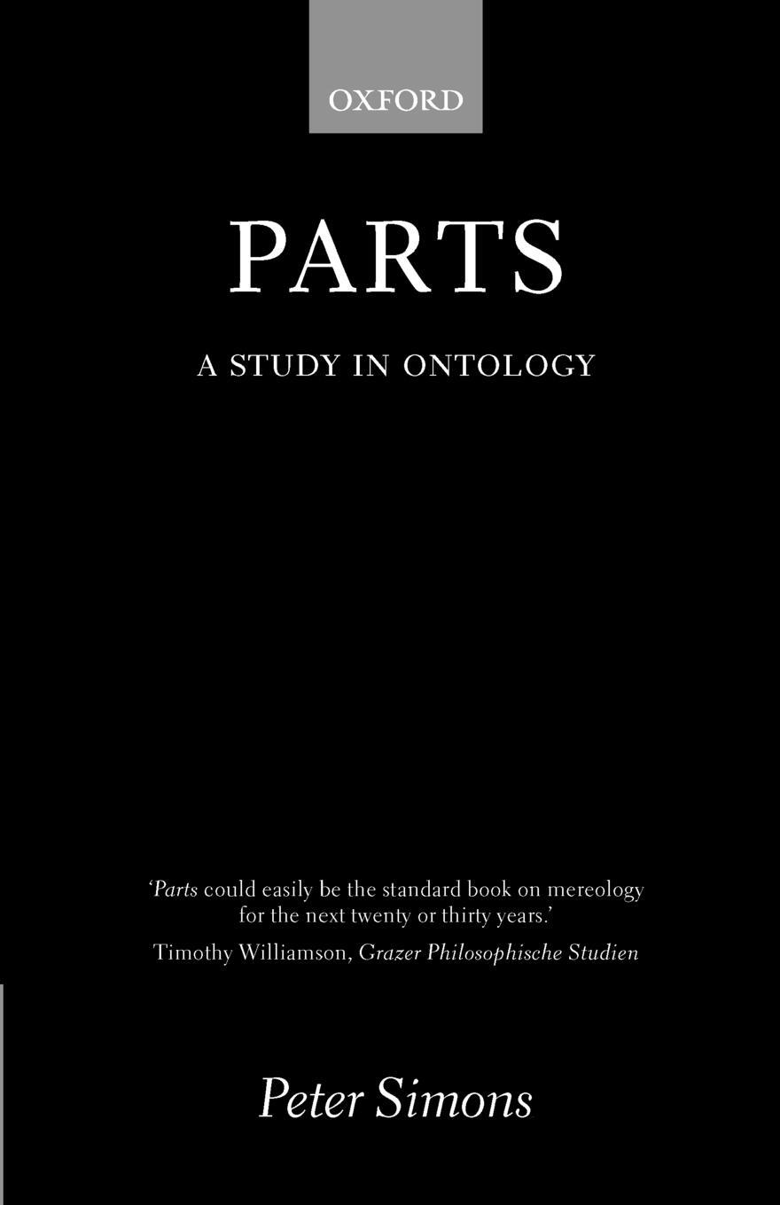 Cover: 9780199241460 | Parts | A Study in Ontology | Peter Simons | Taschenbuch | Paperback