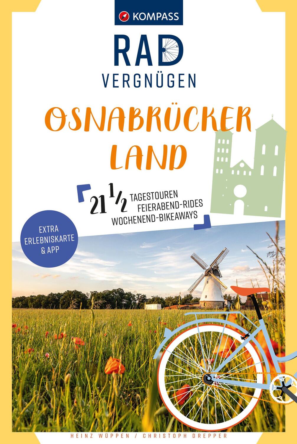 Cover: 9783991219057 | KOMPASS Radvergnügen Osnabrücker Land | Wüppen Heinz (u. a.) | Buch