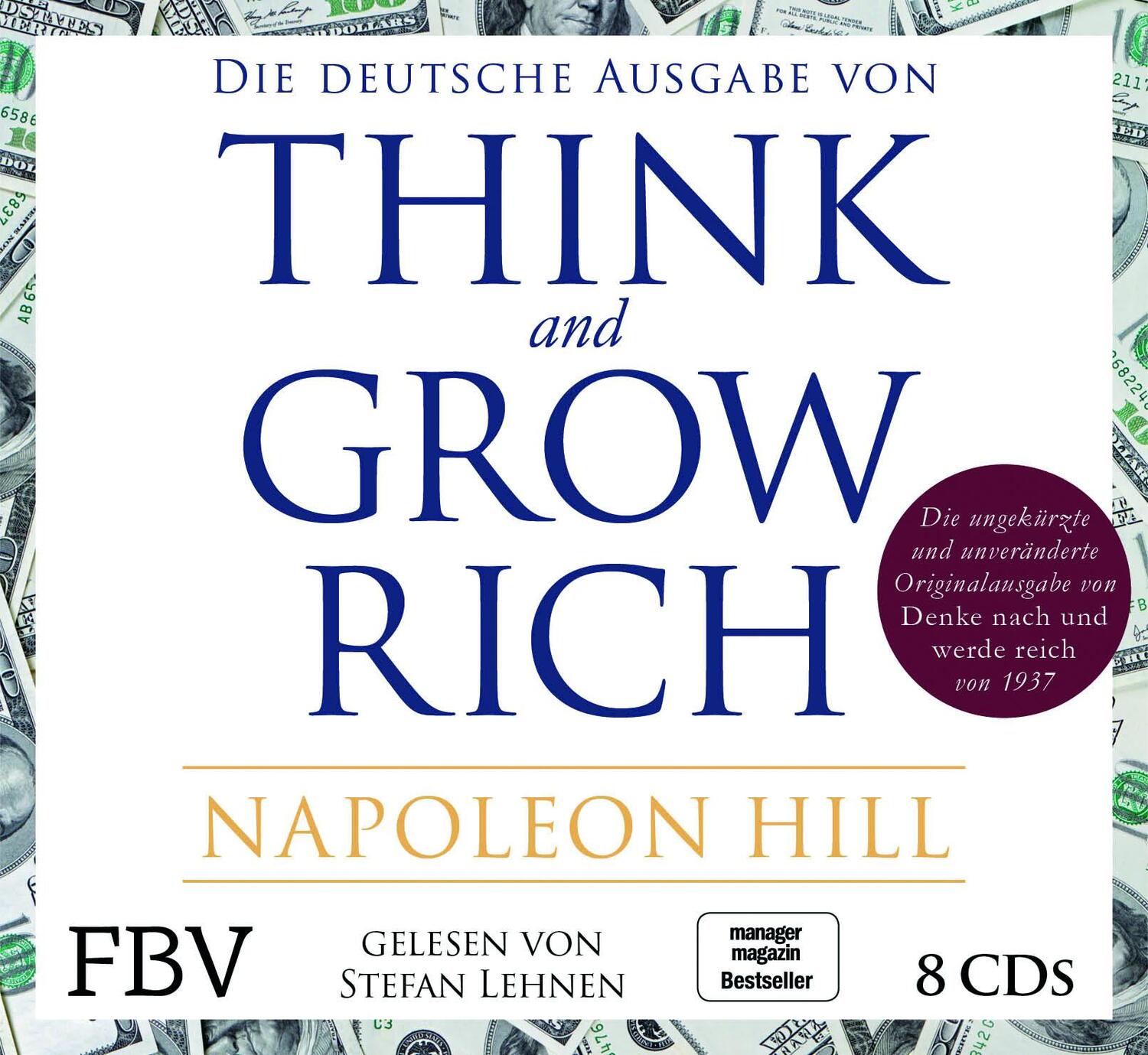 Cover: 9783960923145 | Think and Grow Rich - Deutsche Ausgabe | Napoleon Hill | Audio-CD