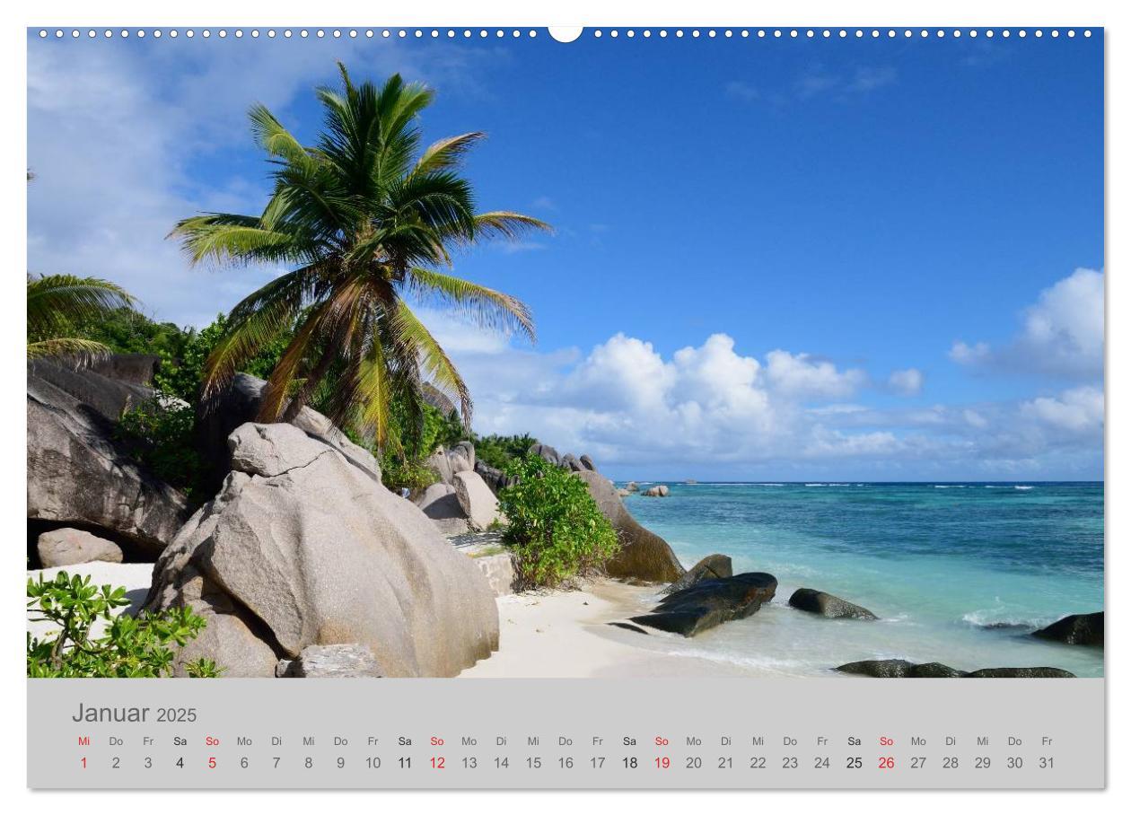 Bild: 9783435543601 | Lichtblicke - Seychellen (Wandkalender 2025 DIN A2 quer), CALVENDO...