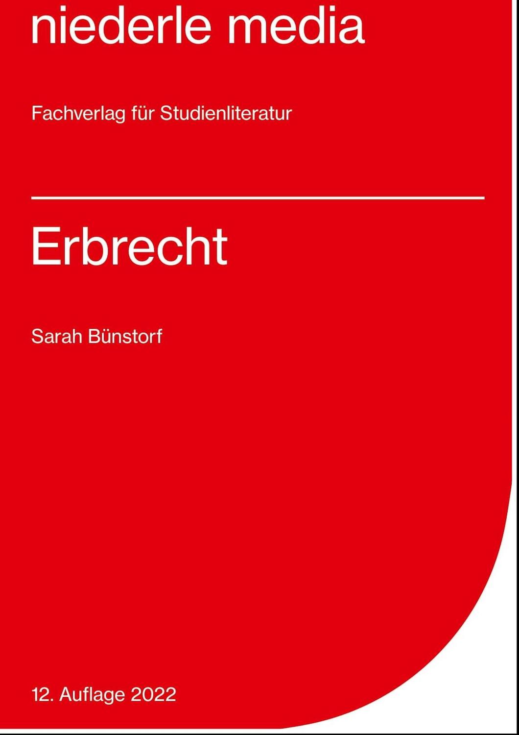 Cover: 9783867240277 | Erbrecht | Sarah Bünstorf | Taschenbuch | Deutsch | 2013