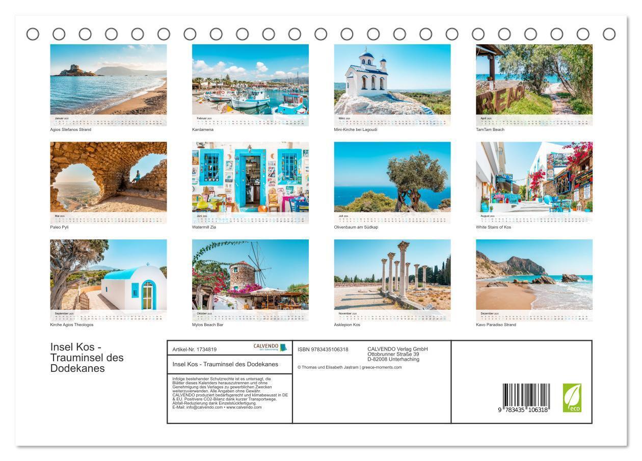 Bild: 9783435106318 | Insel Kos - Trauminsel des Dodekanes (Tischkalender 2025 DIN A5...