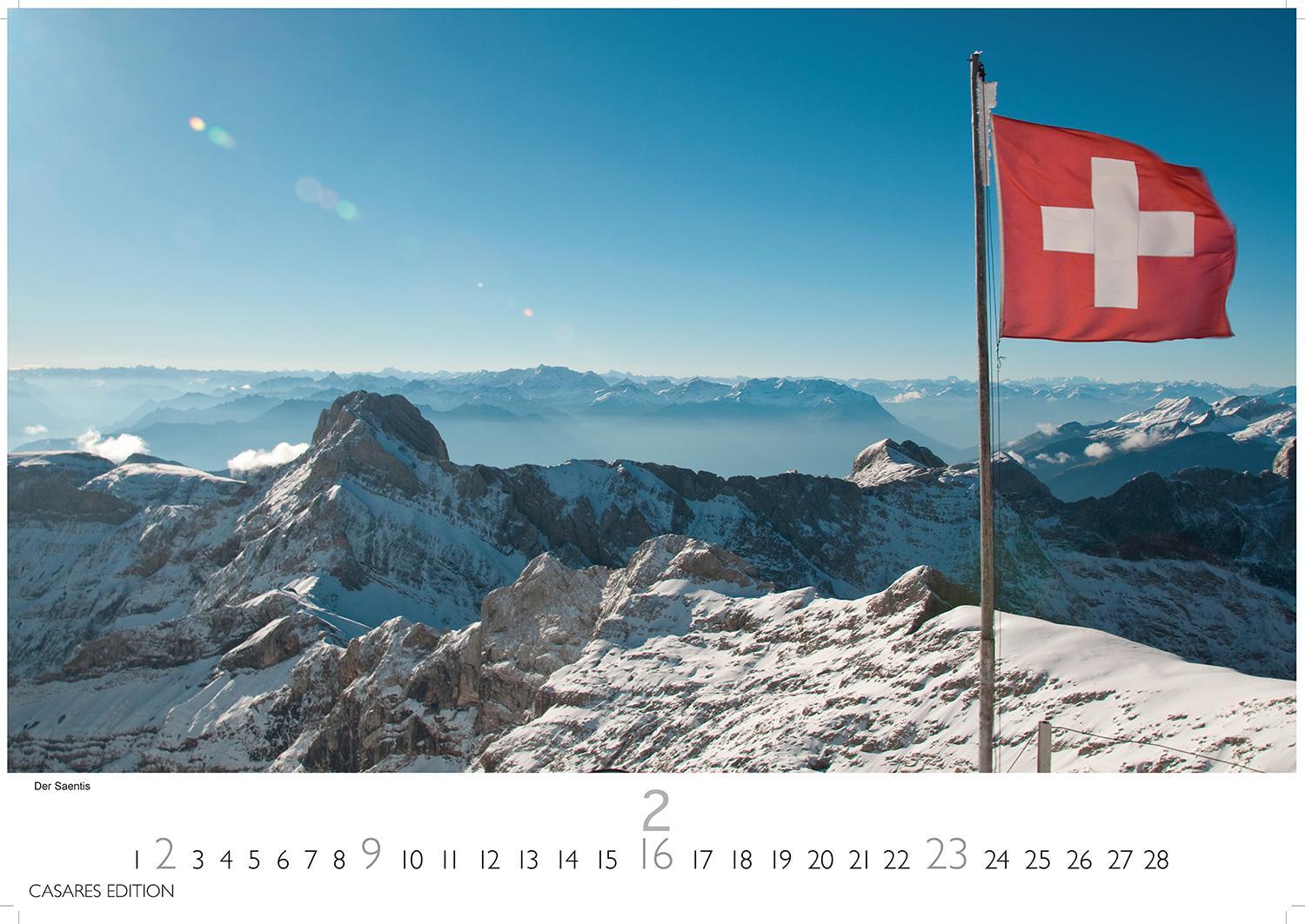 Bild: 9781835241523 | Schweiz 2025 L 35x50cm | Kalender | 14 S. | Deutsch | 2025