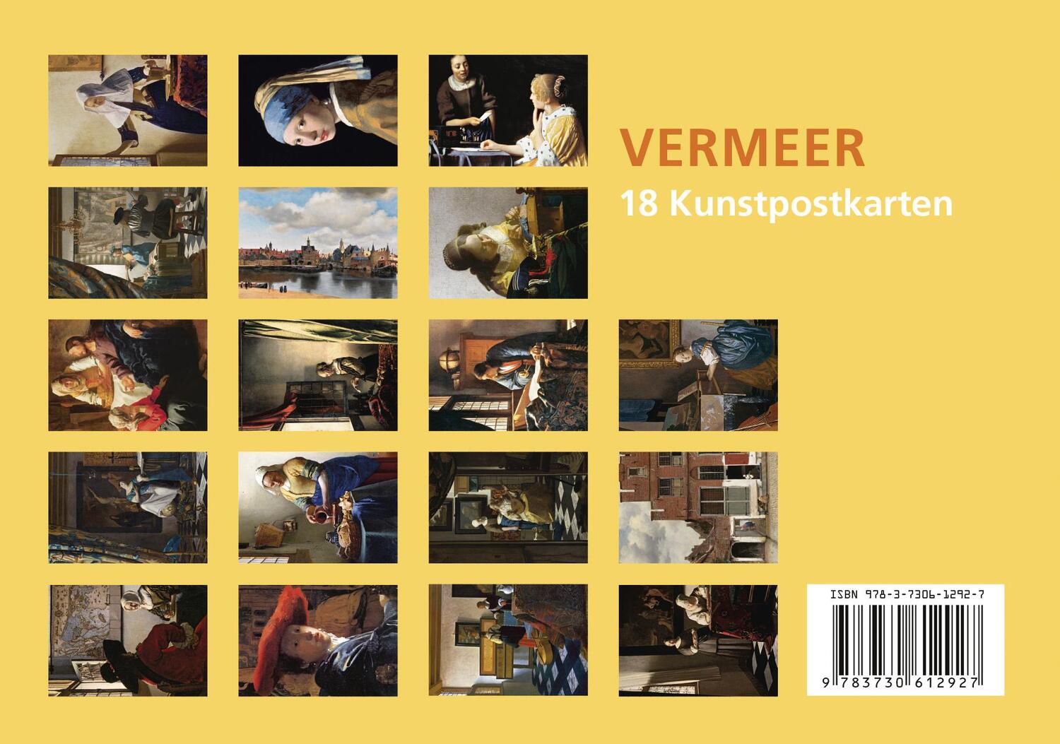 Bild: 9783730612927 | Postkarten-Set Jan Vermeer | Stück | Anaconda Postkarten | 20 S.