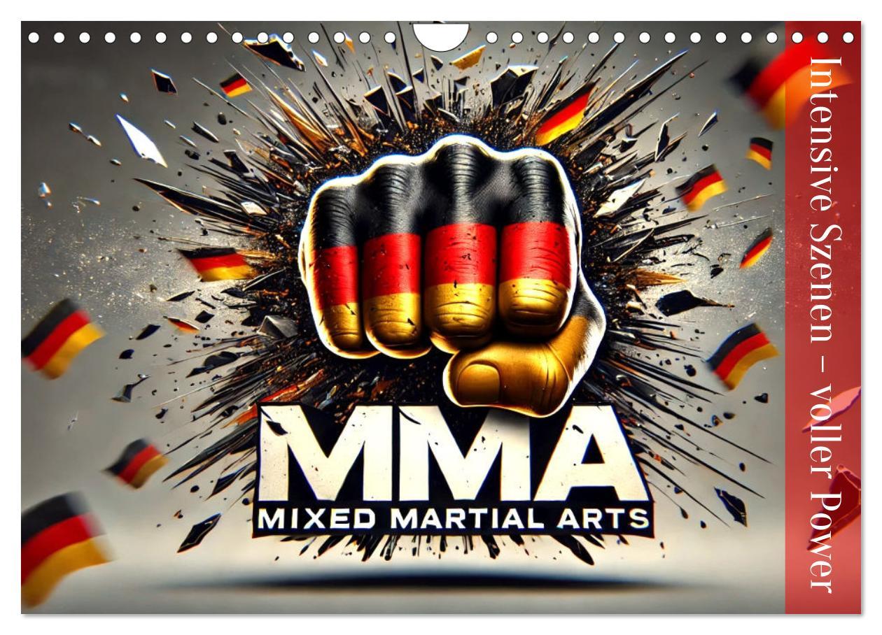 Cover: 9783457234389 | MMA Germany - Mixed Martial Arts Power (Wandkalender 2025 DIN A4...