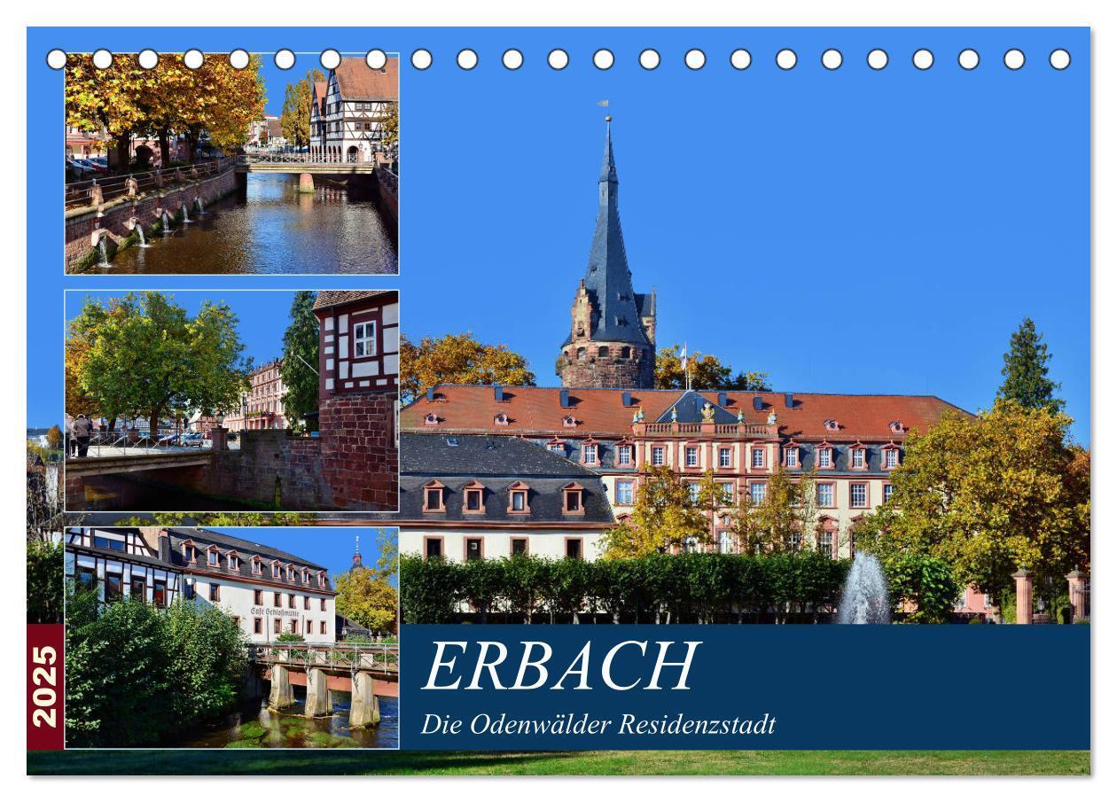 Cover: 9783435378760 | Erbach - Die Odenwälder Residenzstadt (Tischkalender 2025 DIN A5...