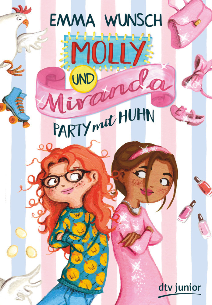 Cover: 9783423763059 | Molly und Miranda - Party mit Huhn | Emma Wunsch | Buch | 128 S. | DTV