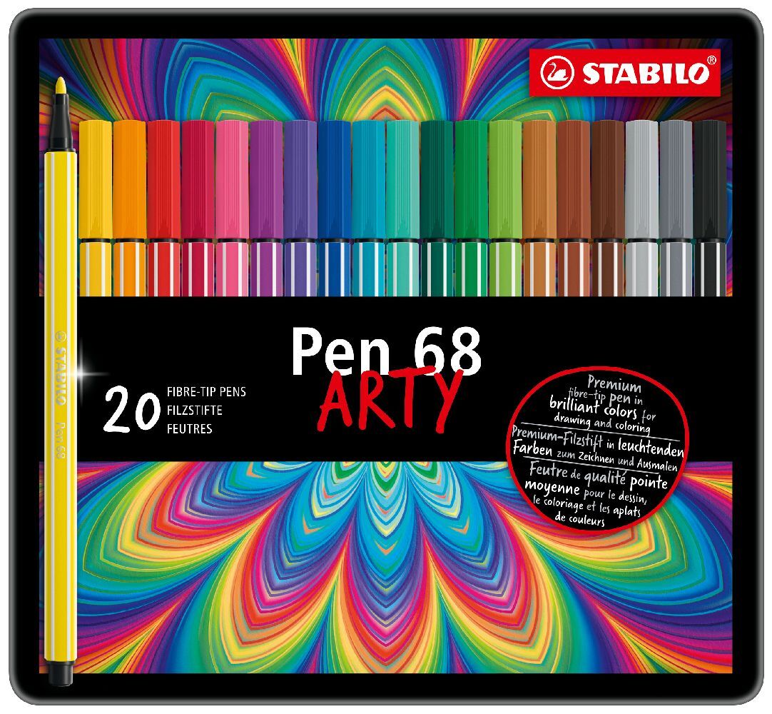 Cover: 4006381327206 | STABILO Pen 68 20er Metalletui | In Karton | 6820-6 | 2023