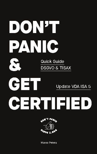 Cover: 9783751904759 | Don´t Panic and Get Certified | Marco Peters | Taschenbuch | Paperback