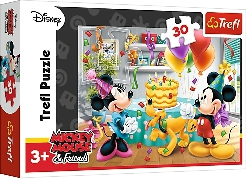 Cover: 5900511182118 | Geburtstagsfeier Mickey & Minnie (Kinderpuzzle) | Spiel | In Spielebox