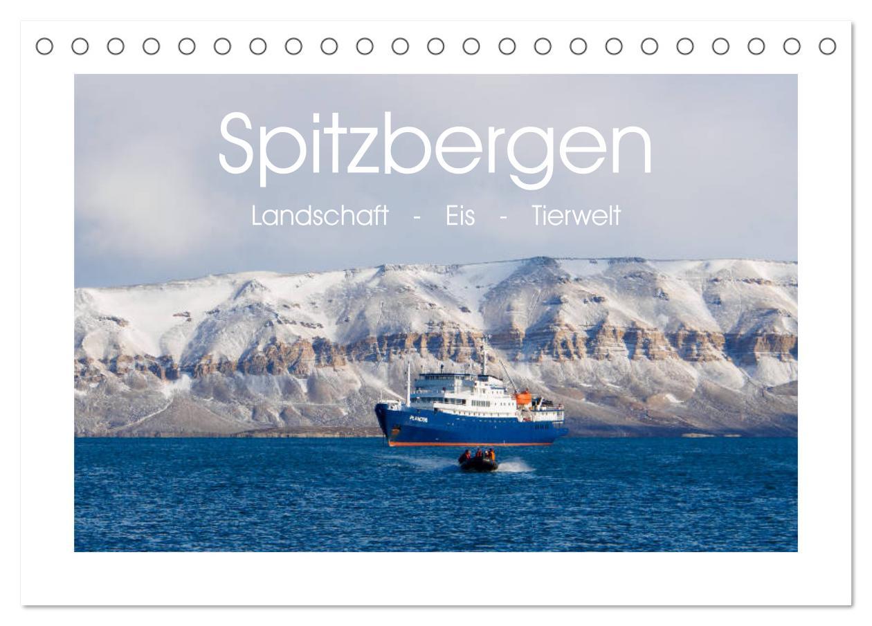 Cover: 9783435338559 | Spitzbergen - Landschaft - Eis - Tierwelt (Tischkalender 2025 DIN...