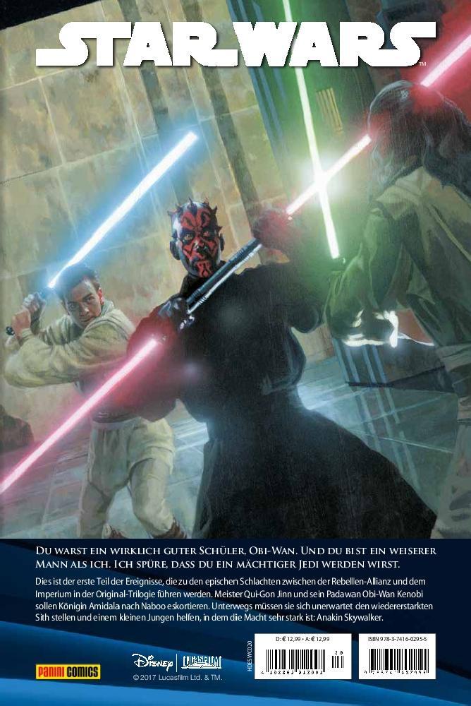 Rückseite: 9783741602955 | Star Wars Comic-Kollektion 20 - Episode I: Die dunkle Bedrohung | Buch