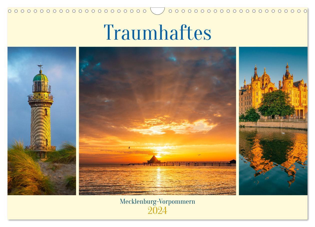 Cover: 9783383649738 | Traumhaftes Mecklenburg-Vorpommern (Wandkalender 2024 DIN A3 quer),...