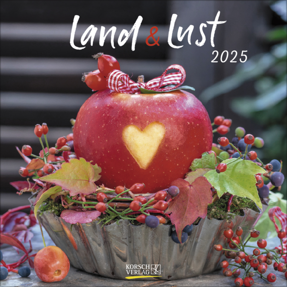 Cover: 9783731875703 | Land &amp; Lust 2025 | Korsch Verlag | Kalender | Englisch Broschur | 2025