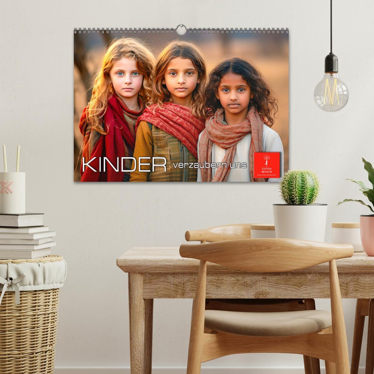 Bild: 9783383849206 | Kinder verzaubern uns (Wandkalender 2025 DIN A3 quer), CALVENDO...