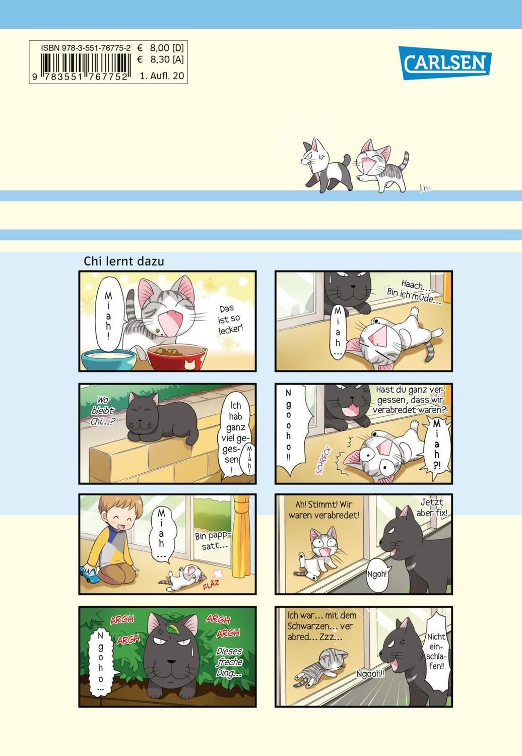 Rückseite: 9783551767752 | Süße Katze Chi: Chi's Sweet Adventures 1 | Konami Kanata (u. a.)