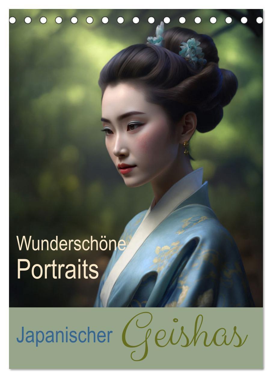 Cover: 9783675439498 | Wunderschöne Portraits Japanischer Geishas (Tischkalender 2024 DIN...