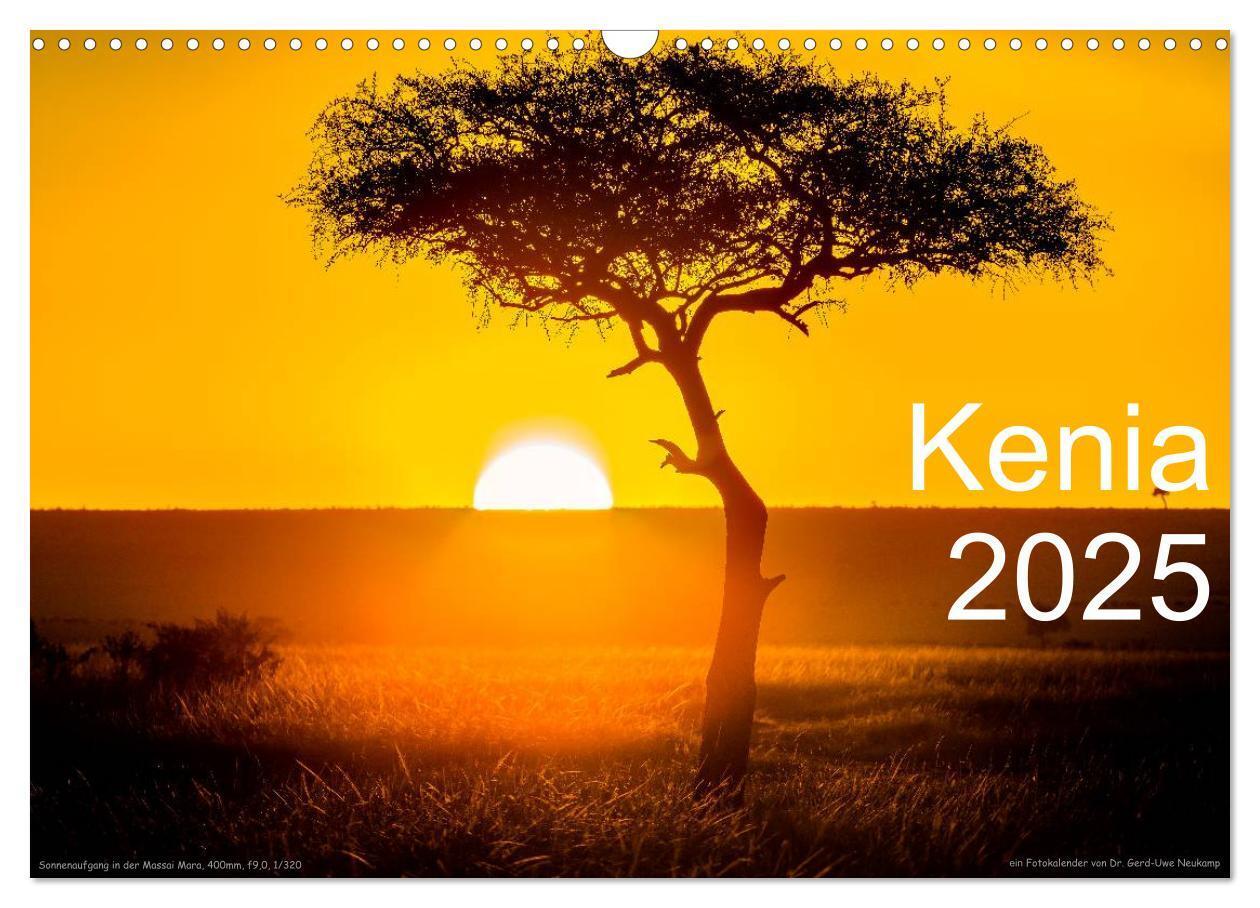 Cover: 9783435759897 | Kenia 2025 (Wandkalender 2025 DIN A3 quer), CALVENDO Monatskalender