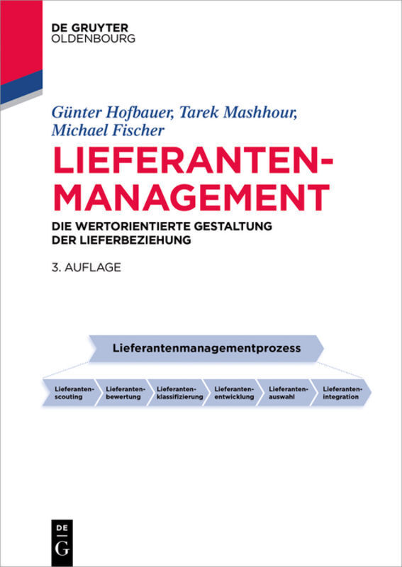 Cover: 9783110442632 | Lieferantenmanagement | Günter Hofbauer (u. a.) | Taschenbuch | XII