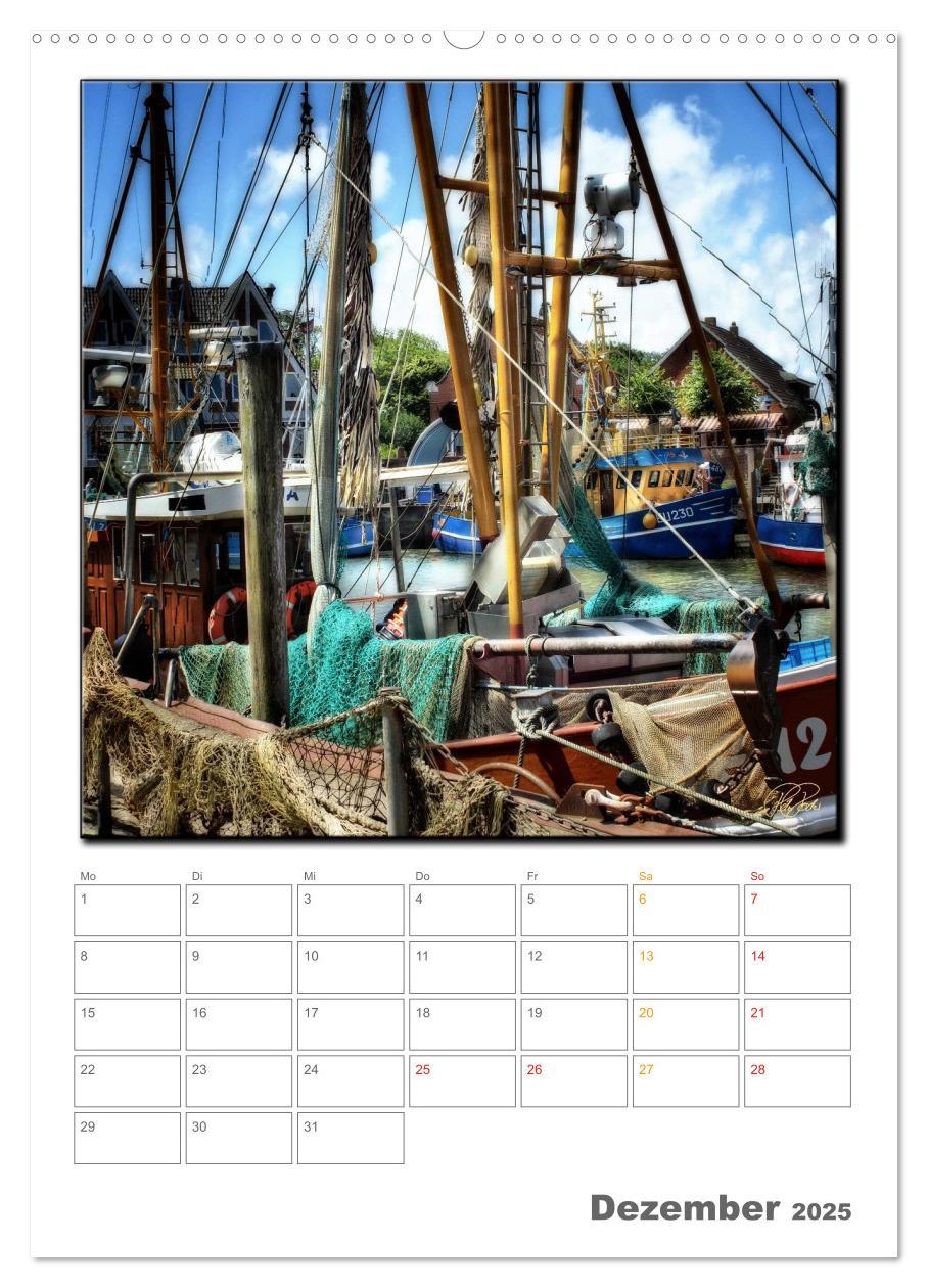 Bild: 9783457049457 | Ostfriesland - Hafen Neuharlingersiel (Wandkalender 2025 DIN A2...