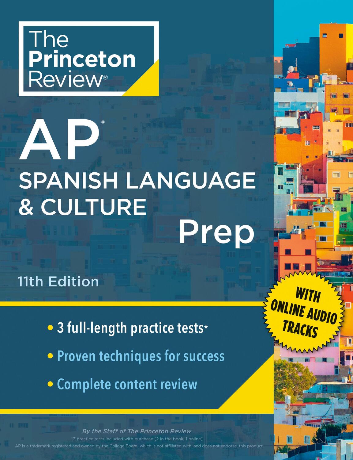 Cover: 9780593516843 | Princeton Review AP Spanish Language &amp; Culture Prep, 2024 | Review