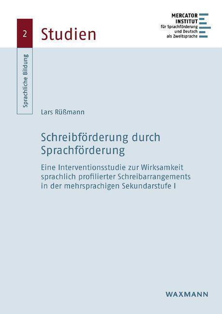 Cover: 9783830938378 | Schreibförderung durch Sprachförderung | Lars Rüßmann | Taschenbuch