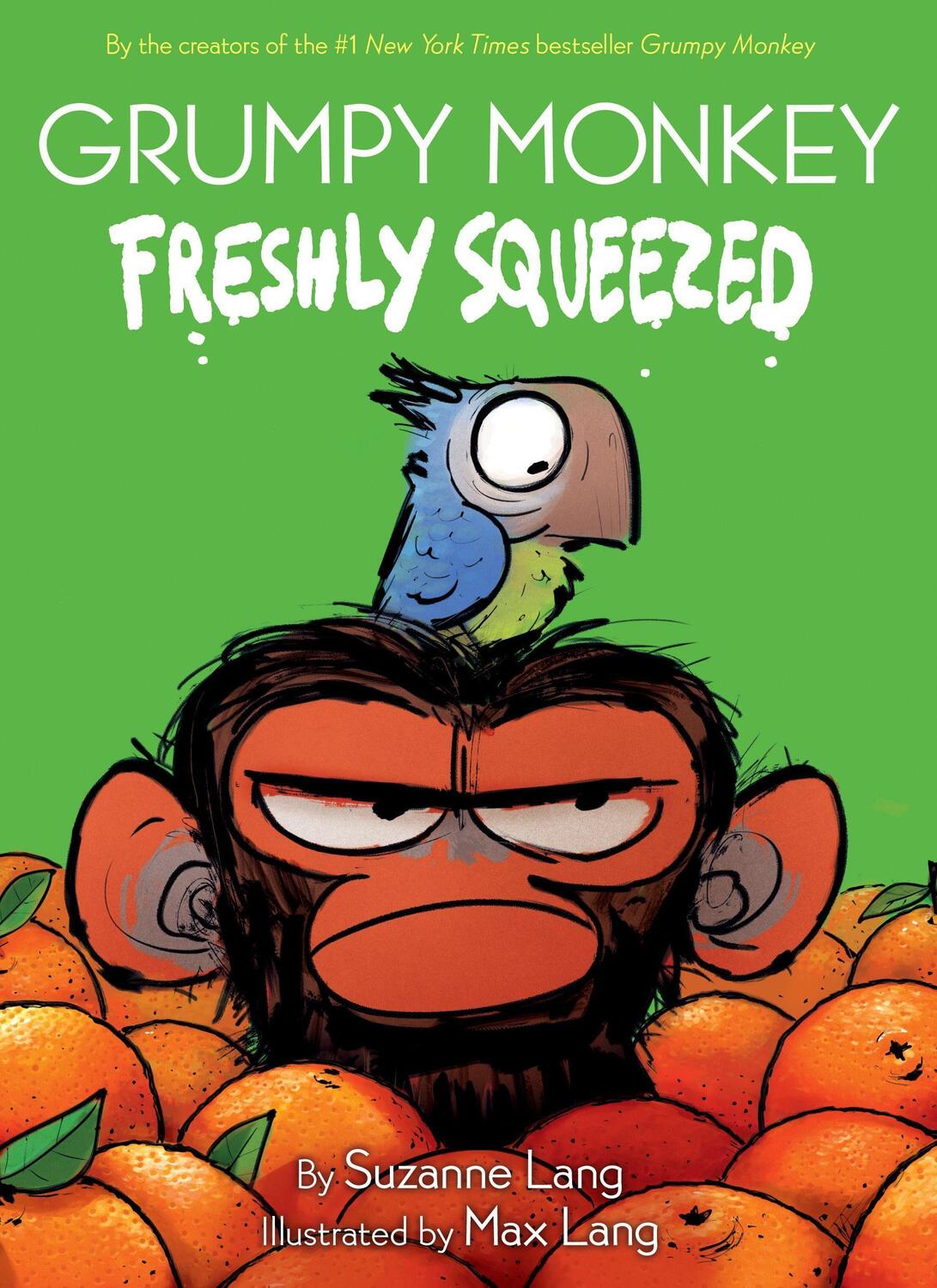 Cover: 9780593306017 | Grumpy Monkey Freshly Squeezed | A Graphic Novel Chapter Book | Lang