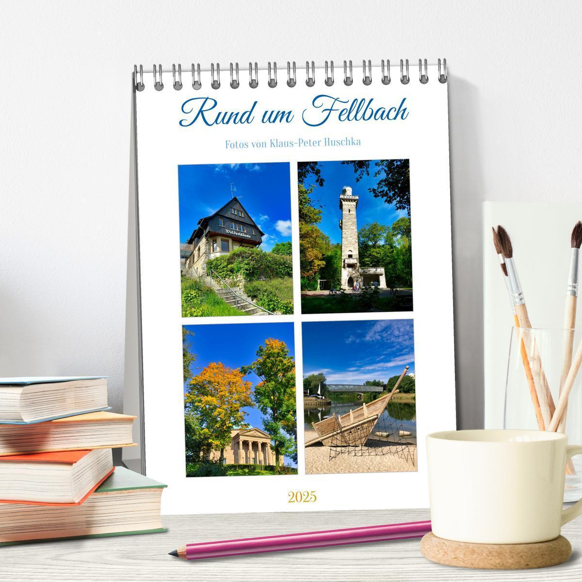 Bild: 9783435870837 | Rund um Fellbach (Tischkalender 2025 DIN A5 hoch), CALVENDO...