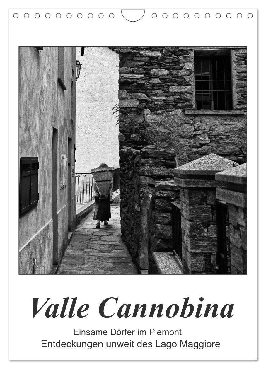 Cover: 9783383255229 | Valle Cannobina - Einsame Dörfer im Piemont (Wandkalender 2024 DIN...