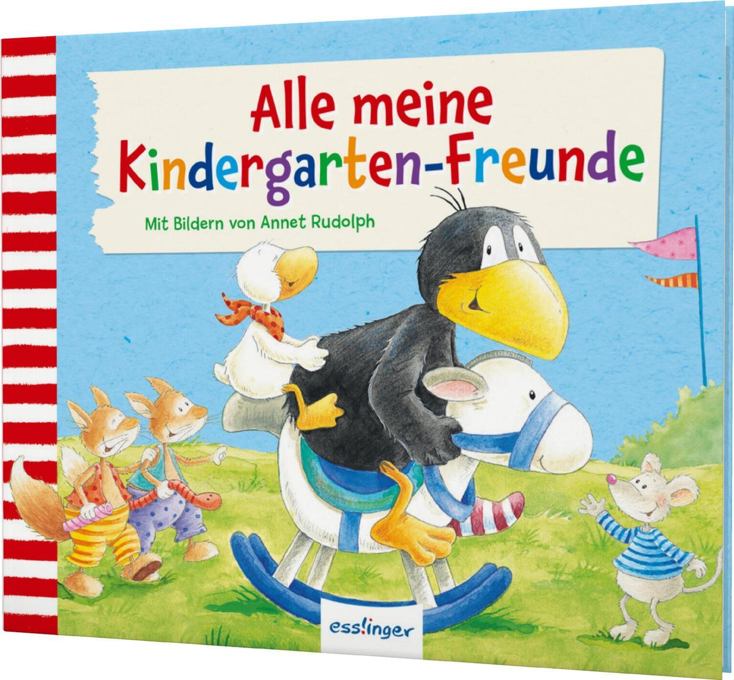 Cover: 9783480238316 | Der kleine Rabe Socke: Alle meine Kindergarten-Freunde | Buch | 96 S.