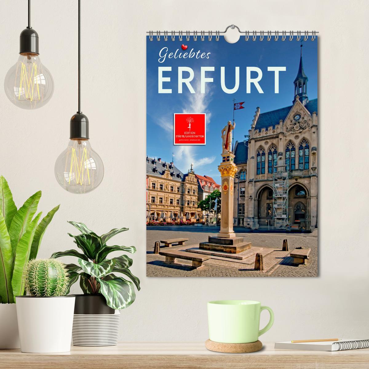 Bild: 9783435901487 | Geliebtes Erfurt (Wandkalender 2025 DIN A4 hoch), CALVENDO...