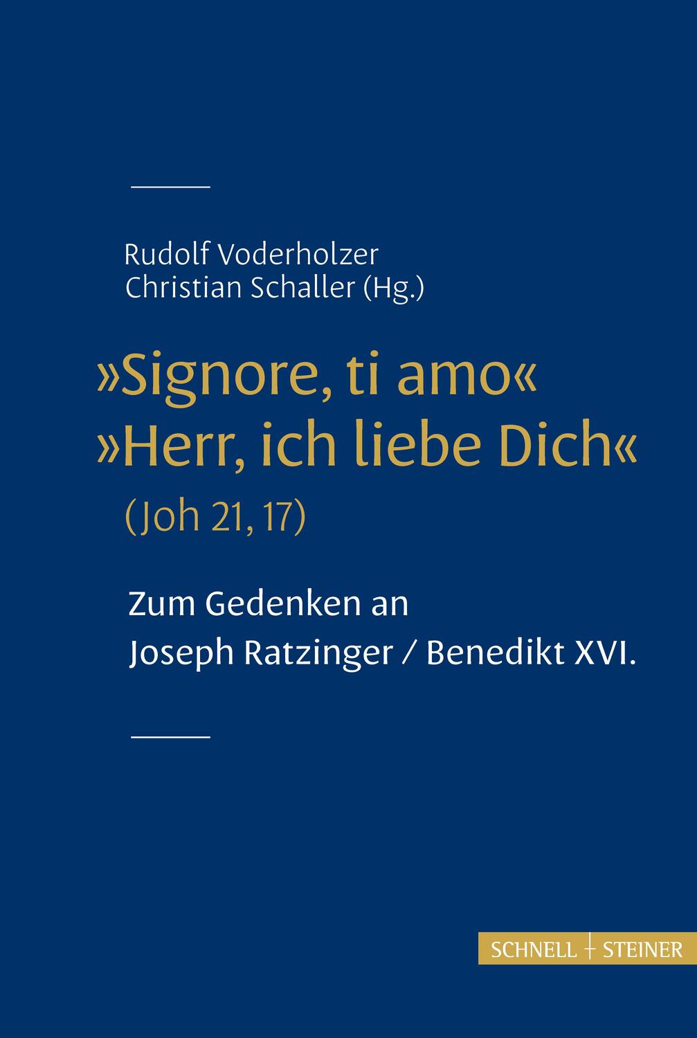 Cover: 9783795438708 | "Signore, ti amo" "Herr, ich liebe Dich" (Joh 21, 17) | Taschenbuch