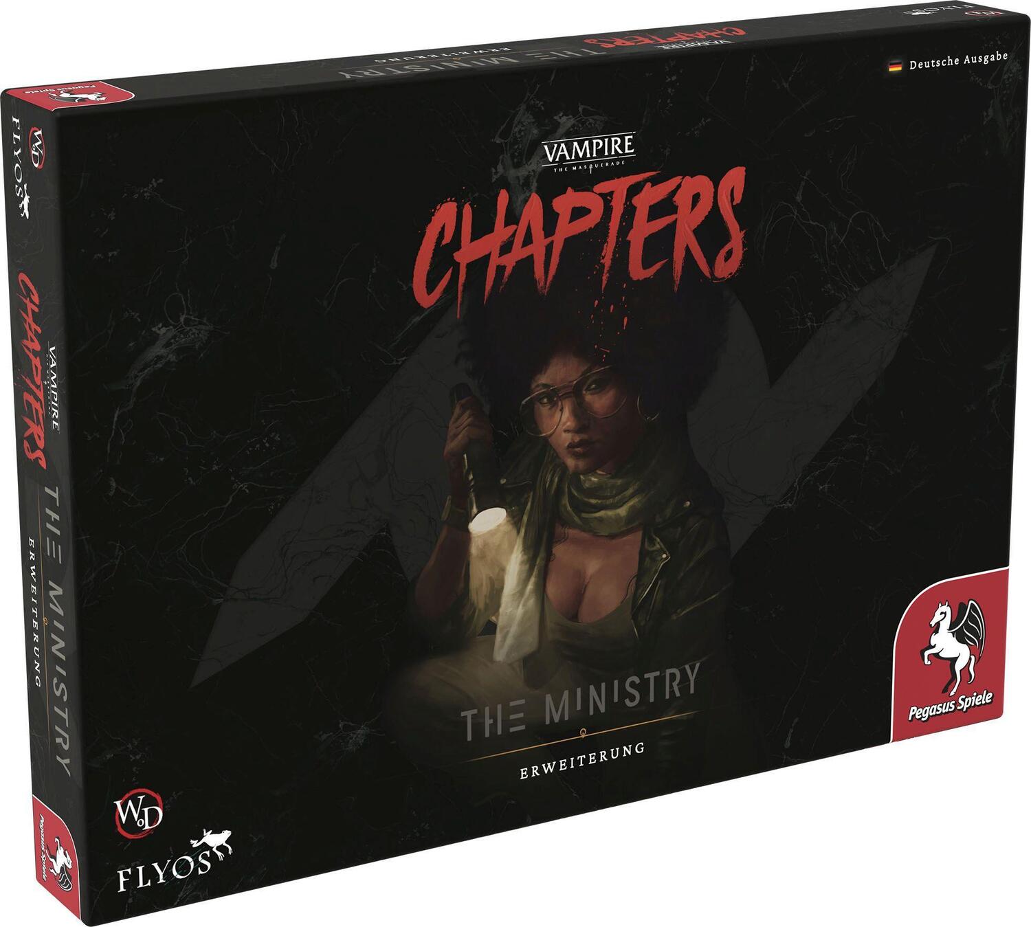 Cover: 4250231733901 | Vampire: Die Maskerade - CHAPTERS: The Ministry [Erweiterung] | Spiel