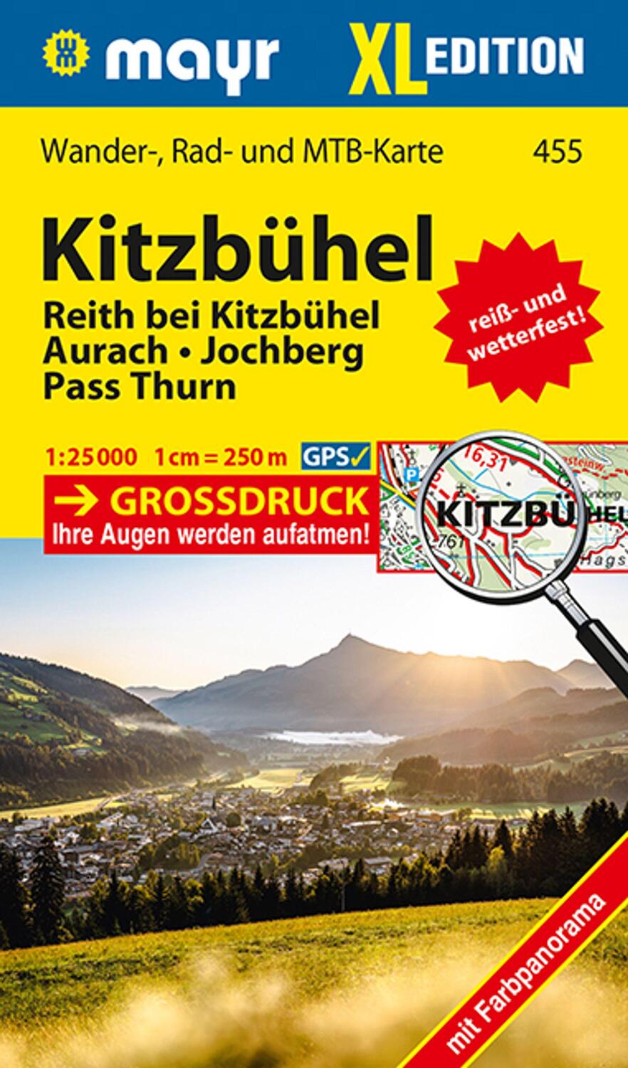 Cover: 9783990448779 | Mayr Wanderkarte Kitzbühel XL 1:25.000 | KOMPASS-Karten GmbH | Deutsch
