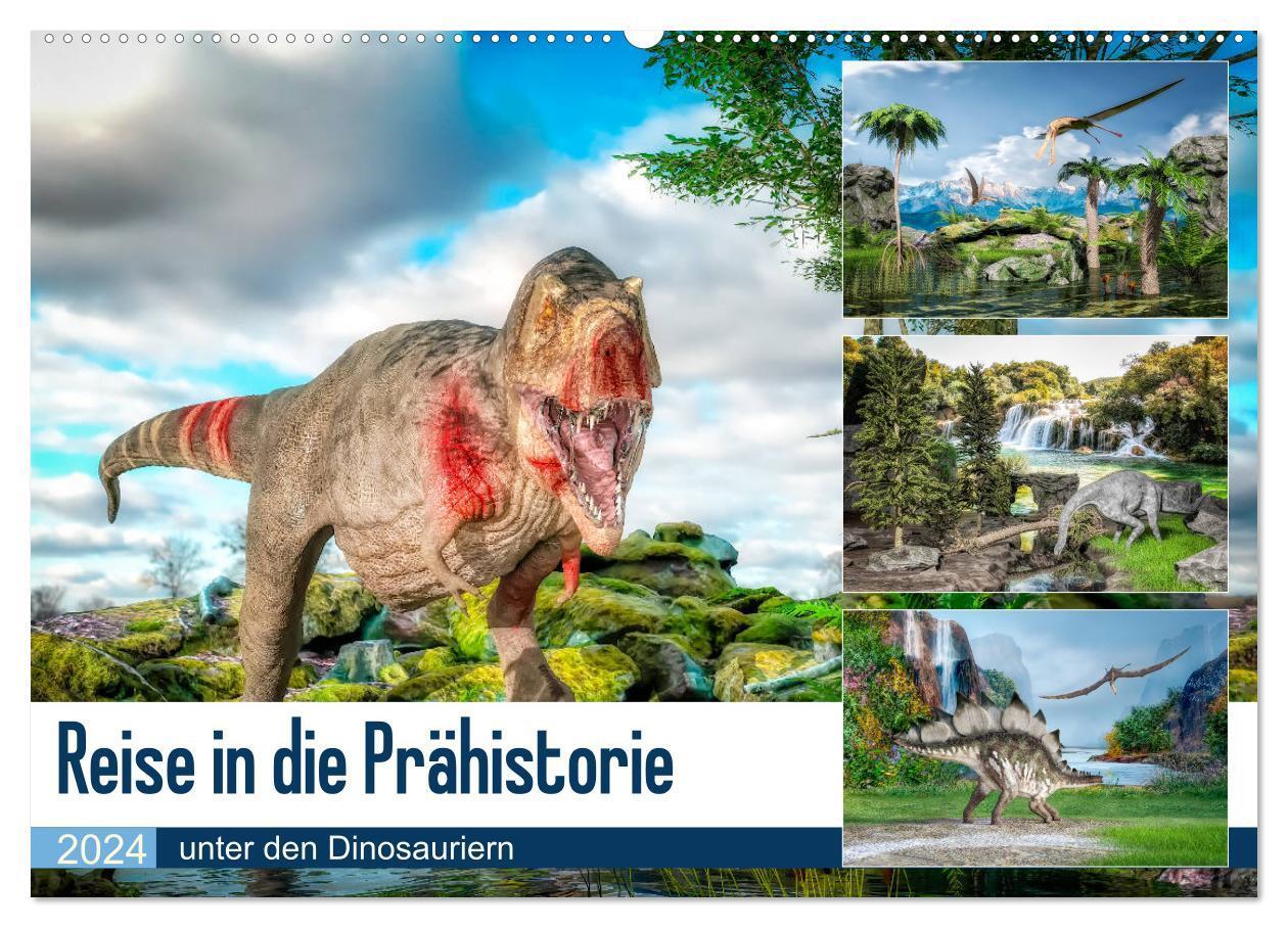 Cover: 9783675744622 | Reise in die Prähistorie - unter den Dinosauriern (Wandkalender...