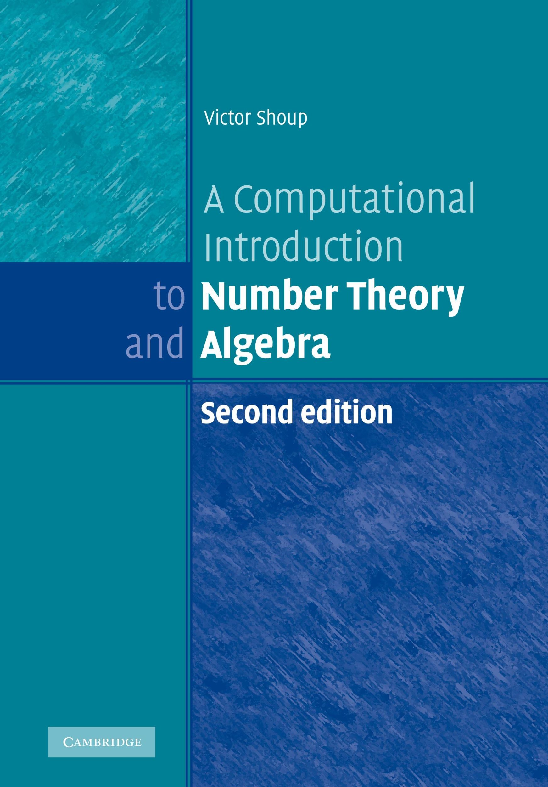 Cover: 9780521516440 | A Computational Introduction to Number Theory and Algebra | Shoup