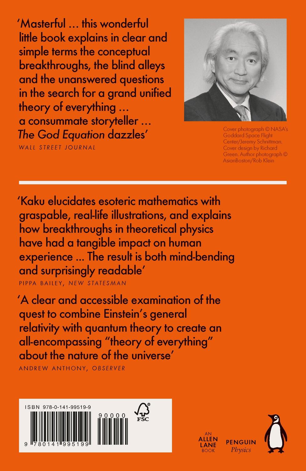 Rückseite: 9780141995199 | The God Equation | The Quest for a Theory of Everything | Michio Kaku