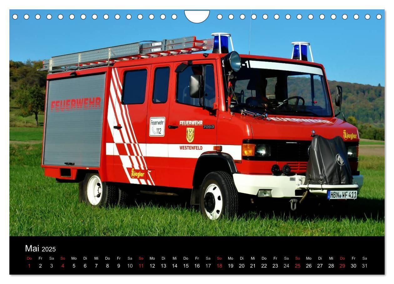 Bild: 9783435625420 | Einsatzfahrzeuge (Wandkalender 2025 DIN A4 quer), CALVENDO...