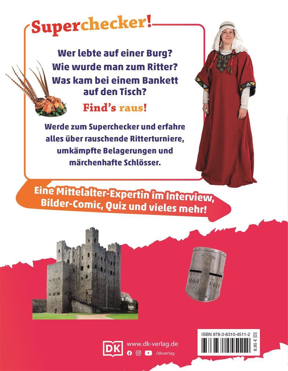 Rückseite: 9783831045112 | Superchecker! Burgen und Ritter | Philip Steele | Taschenbuch | 64 S.