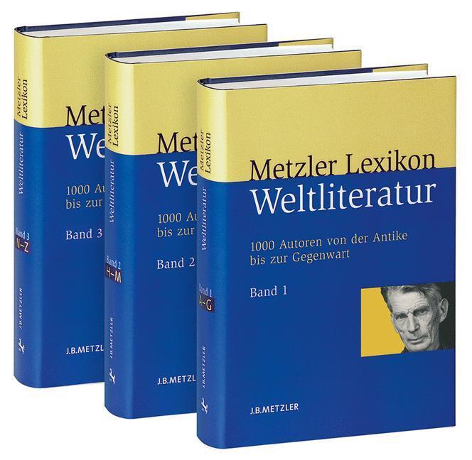 Cover: 9783476020932 | Metzler Lexikon Weltliteratur | Axel Ruckaberle | Buch | 3 Bücher